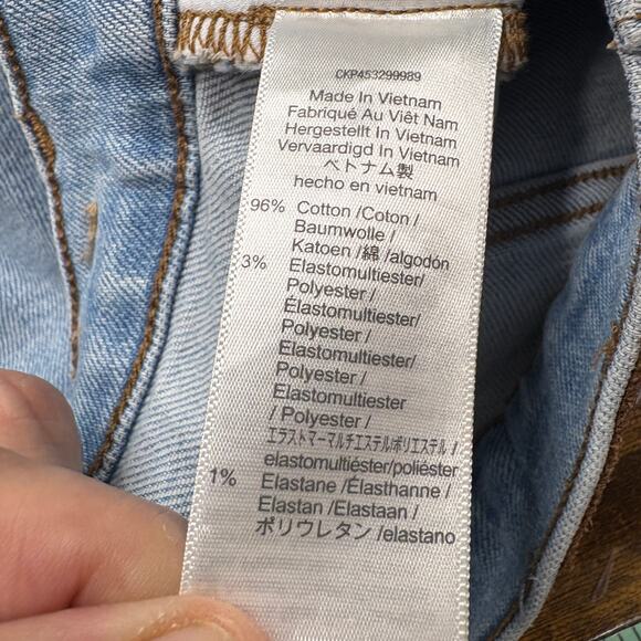 Madewell Womens Size 23P The Perfect Vintage Jeans High Rise 90s Mom Stretch - Picture 16 of 16